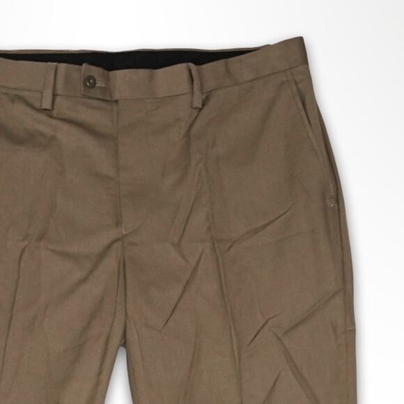 Louis Raphael Tan Dress Pants - Tailored Fit 41.5x30 - Picture 3 of 6